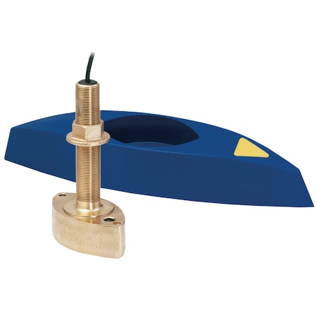 Airmar B45-DT-HB 600W Thru-Hull Transducer w/Fairing Block & Humminbir B45-DT-HB